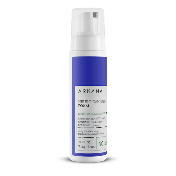 Neuro-pianka do mycia z konopią dla skór zestresowanych 200ml - Arkana
