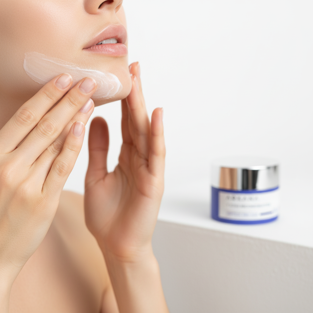 Aplikacja kremu Arkana V Zone