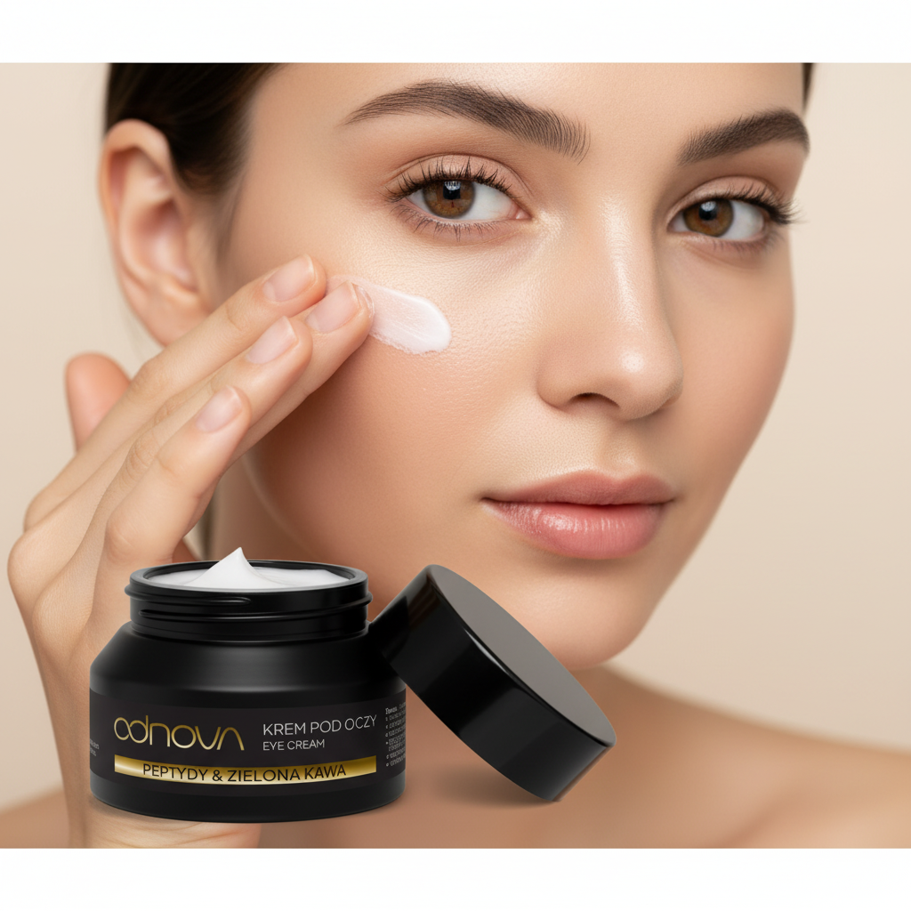 Aplikacja kremu pod oczy Odnova