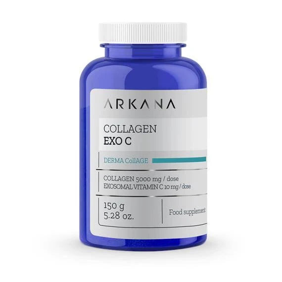 Suplement kolagenowy Collagen Exo C z egzosomalną witaminą C 150g - Arkana
