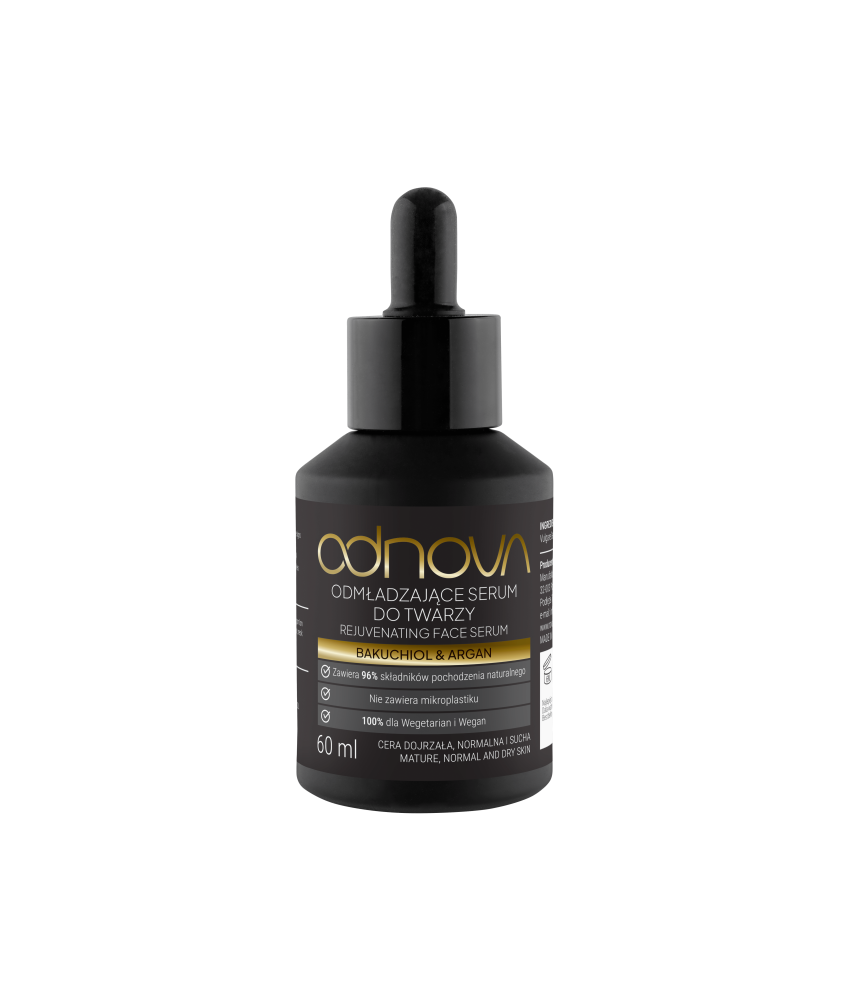 Odmładzające serum do twarzy Bakuchiol & Argan 60ml - Odnova