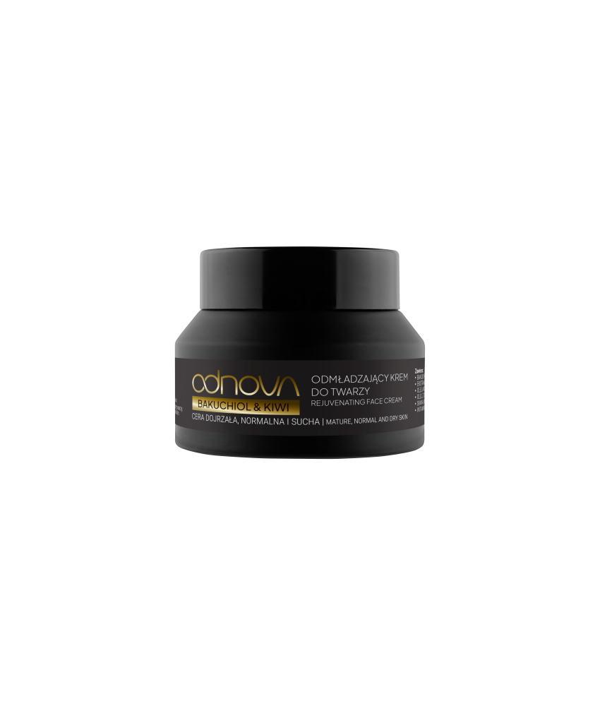 Odmładzający krem do twarzy Bakuchiol & Kiwi 45ml - Odnova