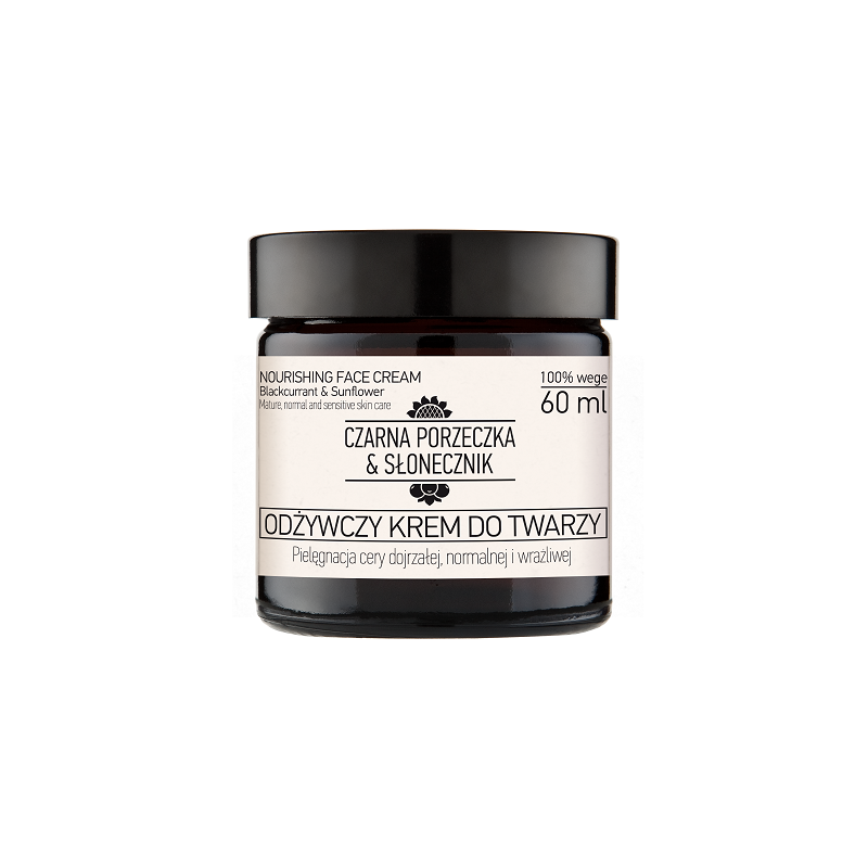 Krem odżywczy czarna porzeczka i słonecznik 60ml - Nova