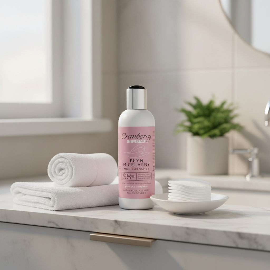 Płyn micelarny Cranberry Glow lifestyle