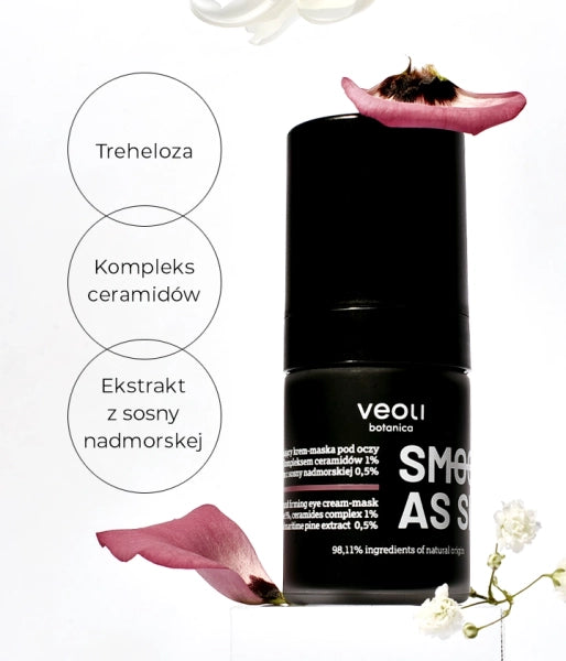 Krem-maska pod oczy Smooth As Silk z trehalozą 5% - Veoli 15ml