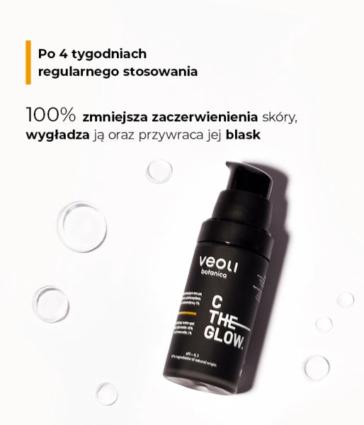 Serum do twarzy C The Glow z witaminą C 10% - Veoli 30ml