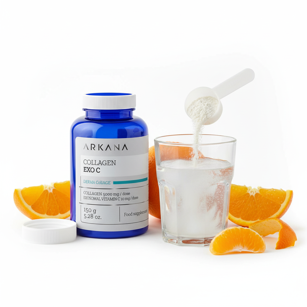 Przygotowanie suplementu Arkana Collagen Exo C
