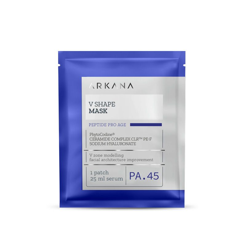 Maska korygująca owal twarzy w płacie - V-Shape Mask - Arkana