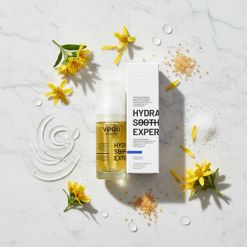 Veoli Hydra Soothing Expert ze składnikami aktywnymi
