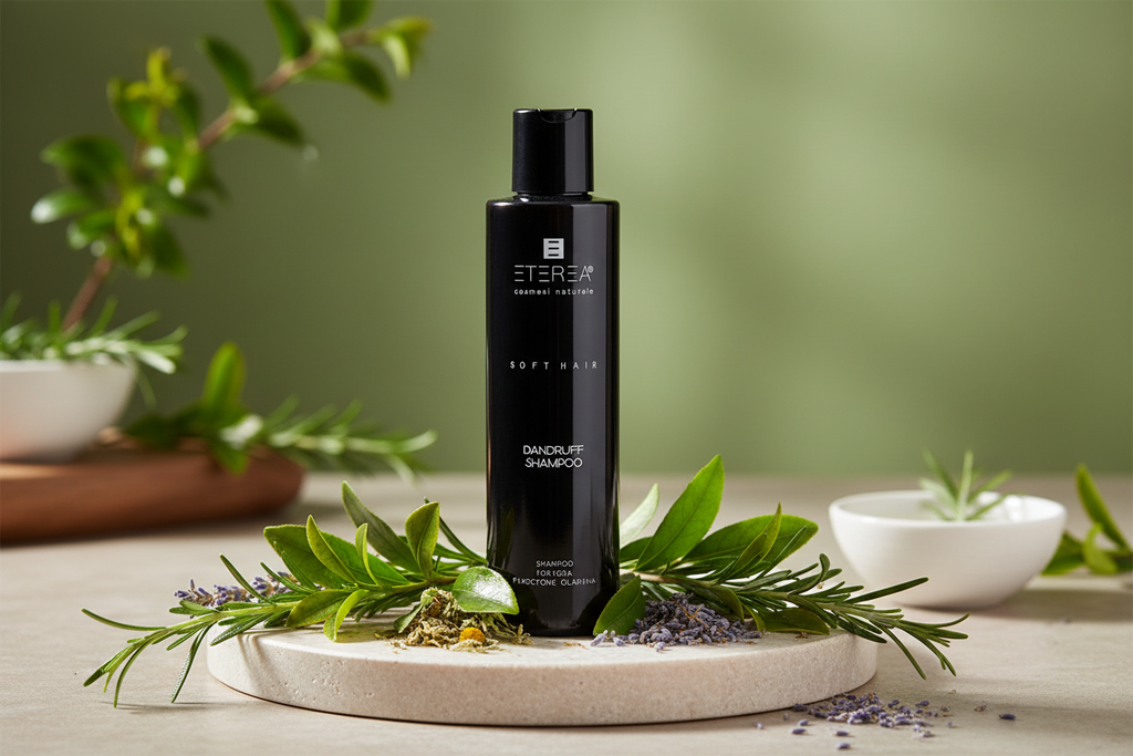 Zdjęcie lifestyle z naturalnymi składnikami kojącymi
